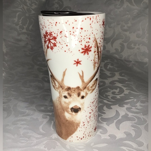 LARGE CERAMIC TRAVEL MUG - Picture 1 of 9